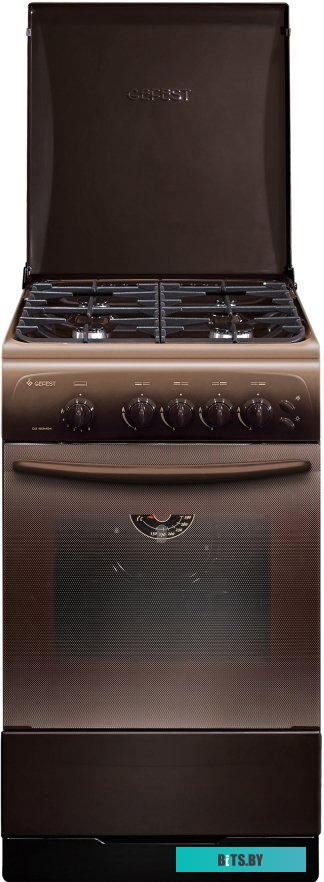 CG 50M04 K83 Плита Газовая Gefest CG 50M04 K83 коричневый (металлическая крышка) реш.чугун