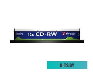Диск для записи Verbatim CD-RW 700Mb 12х 43480