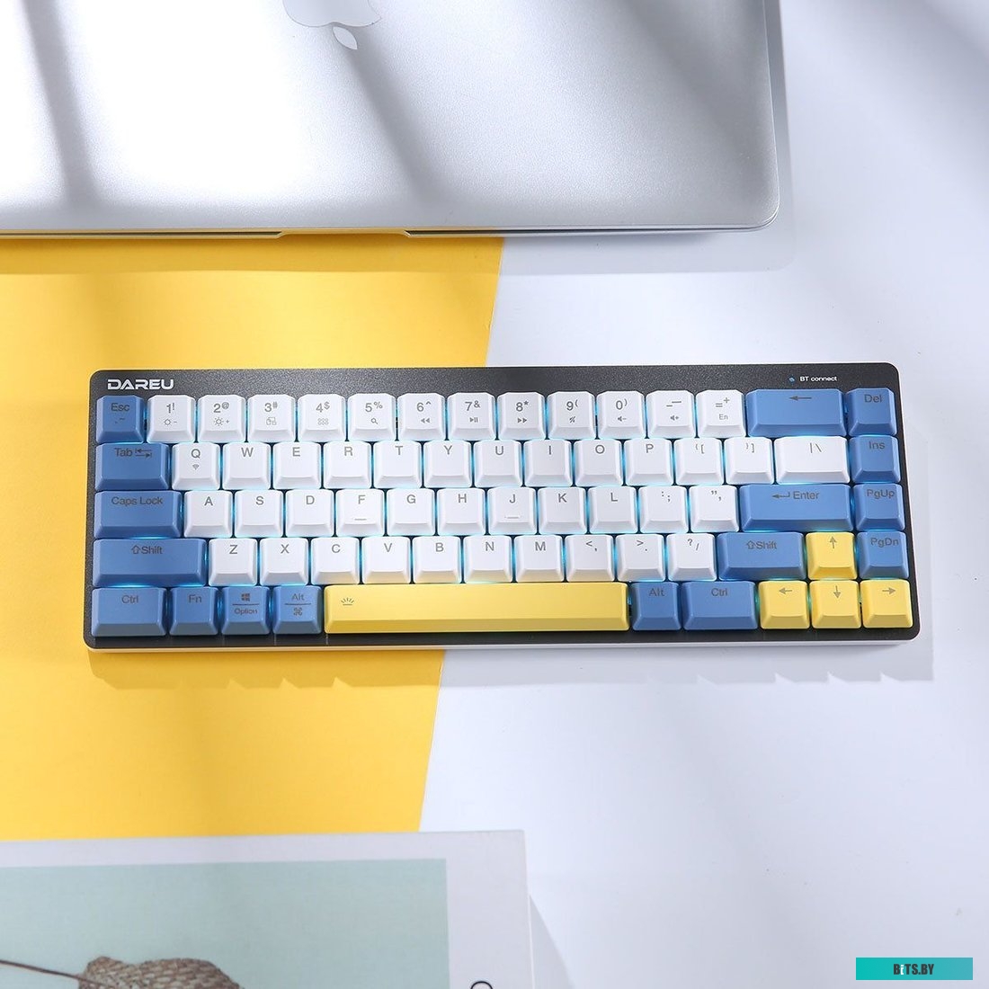 Клавиатура Dareu EK868 White-Blue-Yellow EK868 White-Blue-Yellow_Red