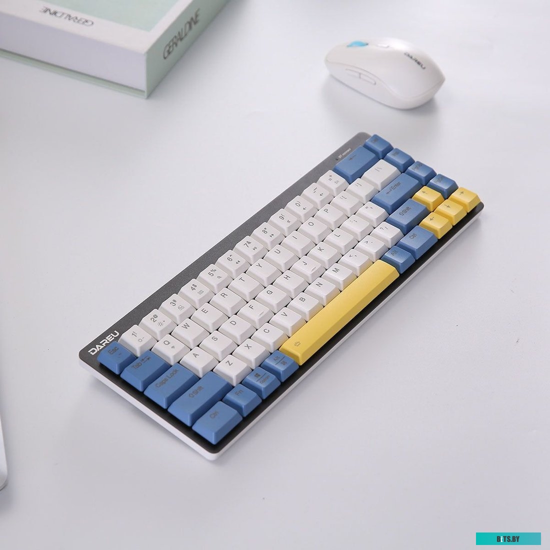 Клавиатура Dareu EK868 White-Blue-Yellow EK868 White-Blue-Yellow_Red