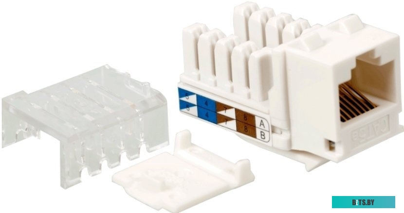 Модуль RJ-45 5e Lanmaster LAN-OK45U5E/90N-WH