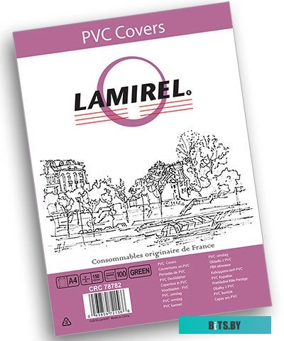 Пластиковая обложка для переплета Lamirel Transparent А4 150 мкм 100 шт LA-78782 (зеленый)