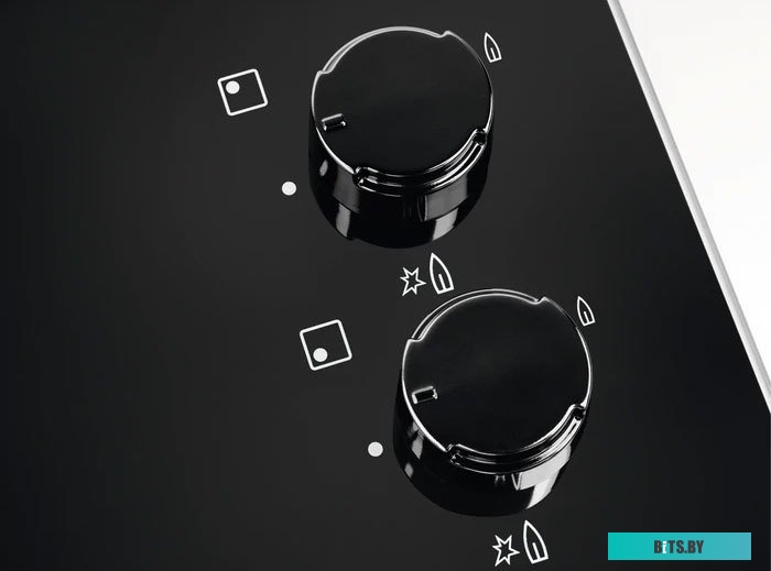 EGG6407K Встраиваемые газовые панели ELECTROLUX/ Газовая варочная поверхность, газ на стекле, 4 индивидуальных чугунных держателя, газконтроль варочно