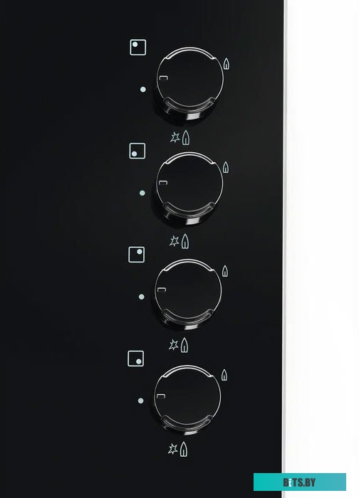 EGG6407K Встраиваемые газовые панели ELECTROLUX/ Газовая варочная поверхность, газ на стекле, 4 индивидуальных чугунных держателя, газконтроль варочно