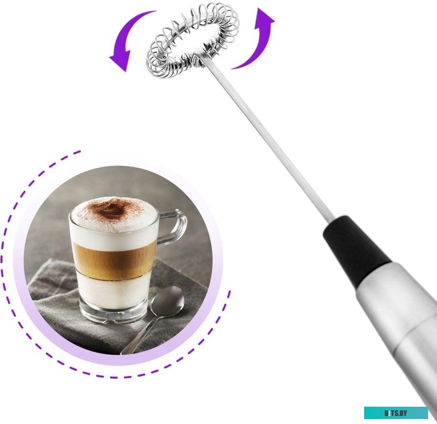 KT-721 Вспениватель молока "Kitfort" [KT-721] <Silver>