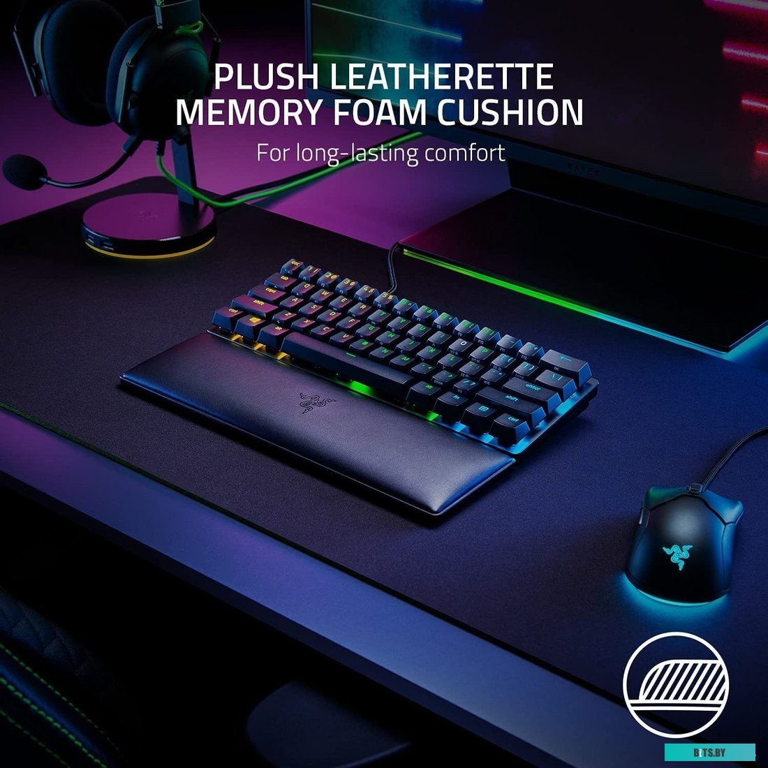 Подставка под запястье Razer Ergonomic Wrist Rest for Mini Keyboards <RC21-01720100-R3M1>