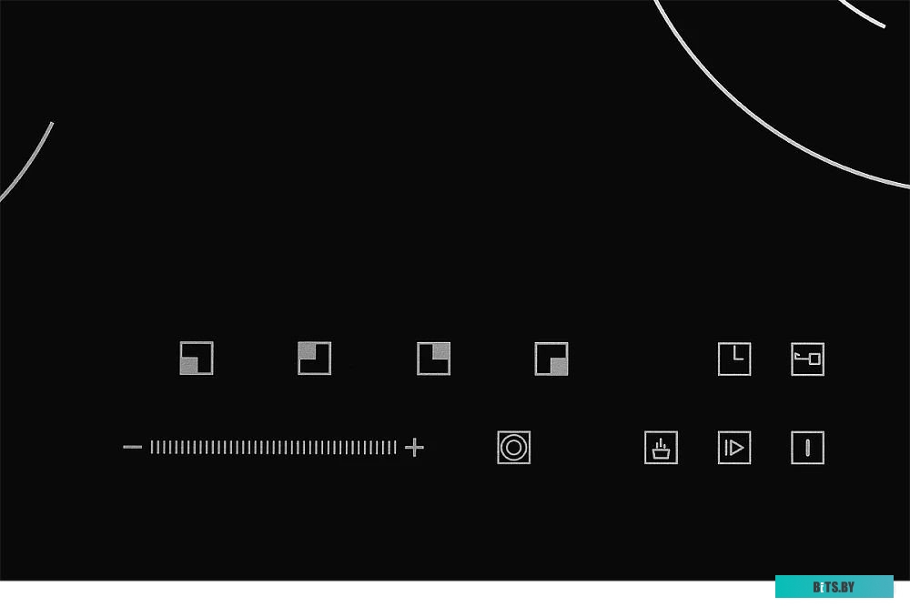 MHE 6022 Встраиваемая варочная панель/ электрическая, 60 см, 4 конфорки, черный цвет