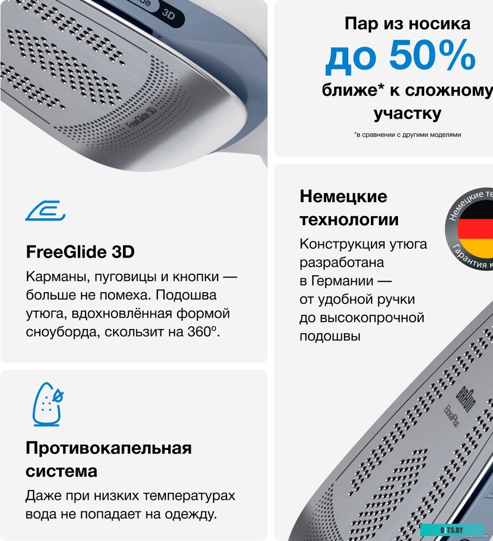 0127406003 Электроутюг BRAUN SI 5078GY 0127406003