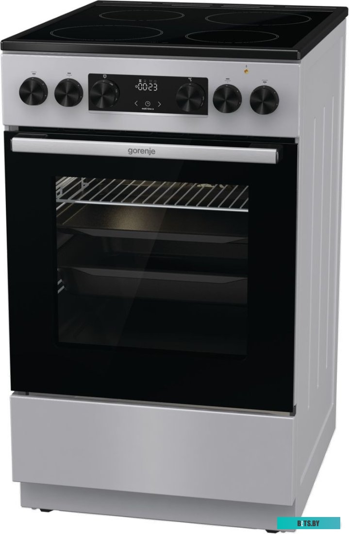 GEC5C41SG Электрическая плита Gorenje GEC5C41SG,  стеклокерамика,  без крышки,  серый