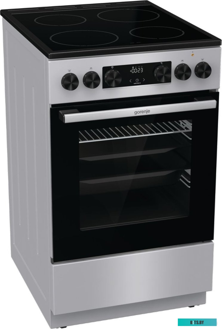 GEC5C41SG Электрическая плита Gorenje GEC5C41SG,  стеклокерамика,  без крышки,  серый