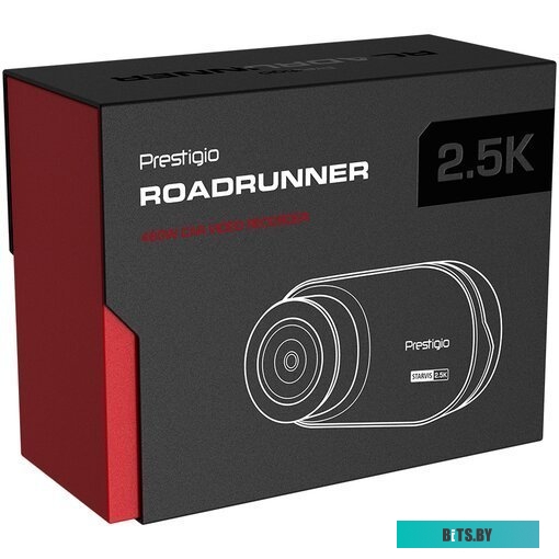 PCDVRR460W Видеорегистратор Prestigio RoadRunner 460W черный 5Mpix 1440x2560 1440p 140гр. Mstar SSC8629Q