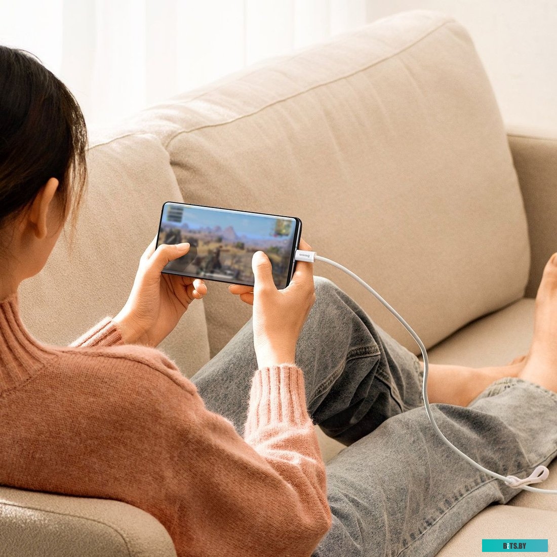 Кабель Baseus Dynamic Series Fast Charging Data Cable 100W USB Type-A - USB Type-C (2 м, белый) 