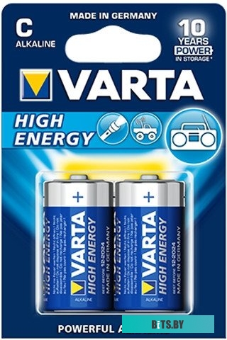 Батарея Varta Longlife Alkaline LR14C (2шт) 04114101412