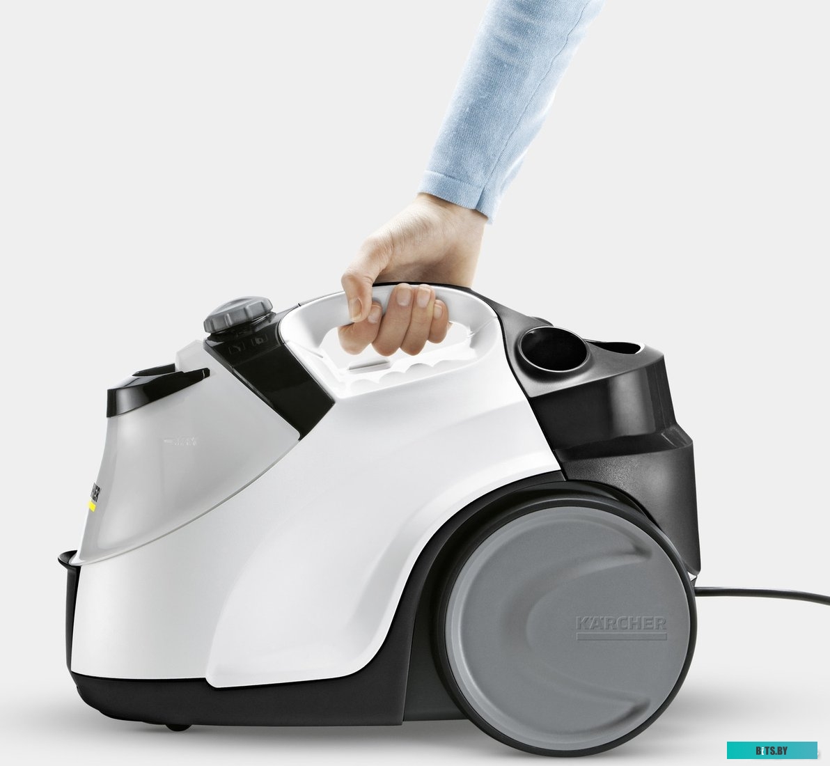 1.512-660.0 Пароочиститель напольный Karcher EasyFix SC 5 Iron Plug 2200Вт белый