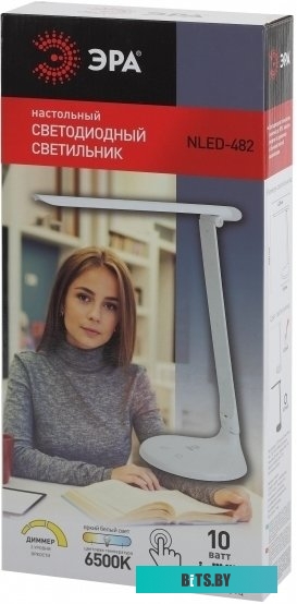 Б0041087 Настольная лампа Эра NLED-482-10W-BK черный [б0041087]