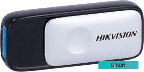 Флеш Диск Hikvision 16Gb M200 HS-USB-M200S/16G/U3 USB3.0 серебристый/черный