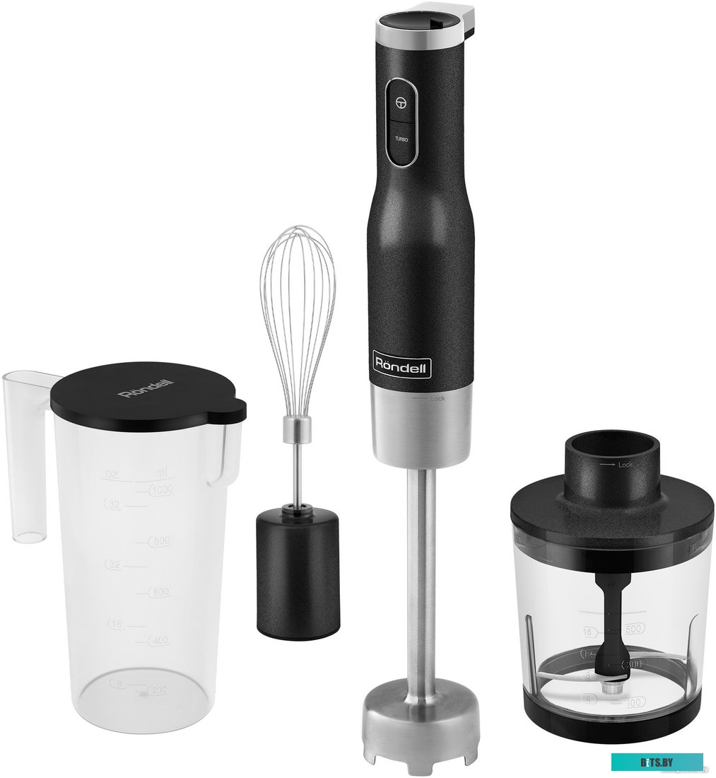 RDE-1301 Блендер Rondell 1301-RE-01,  погружной,  серебристый