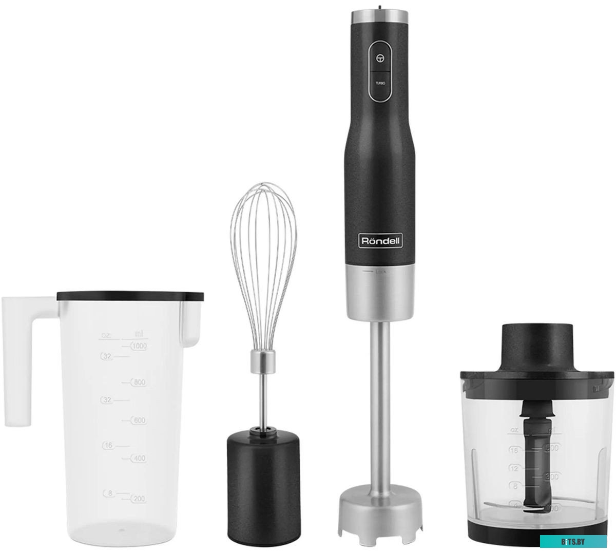 RDE-1301 Блендер Rondell 1301-RE-01,  погружной,  серебристый