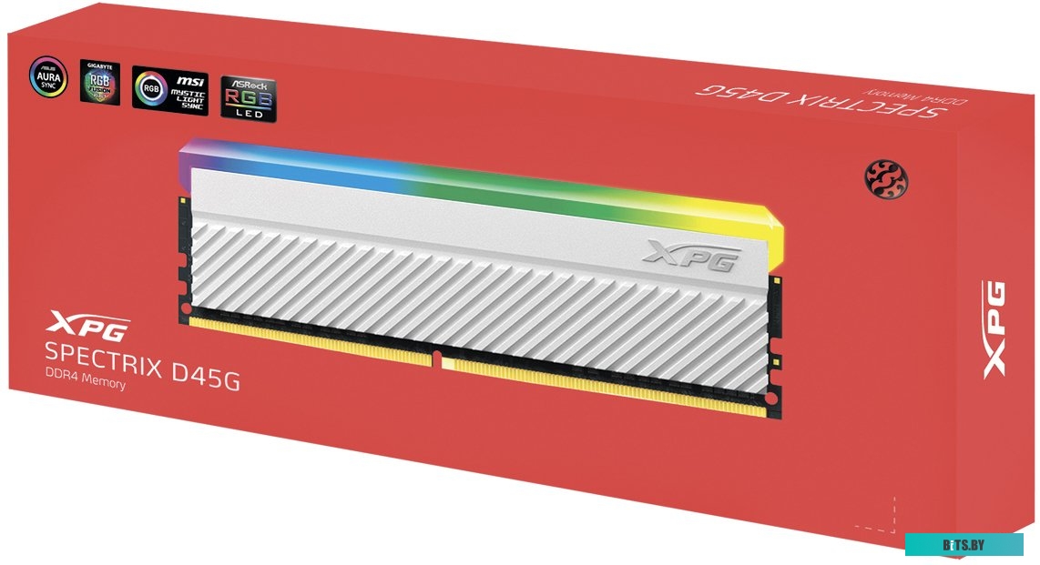 AX4U360016G18I-DCWHD45G ADATA XPG Spectrix D45G RGB 2x16ГБ DDR4 3600 МГц AX4U360016G18I-DCWHD45G