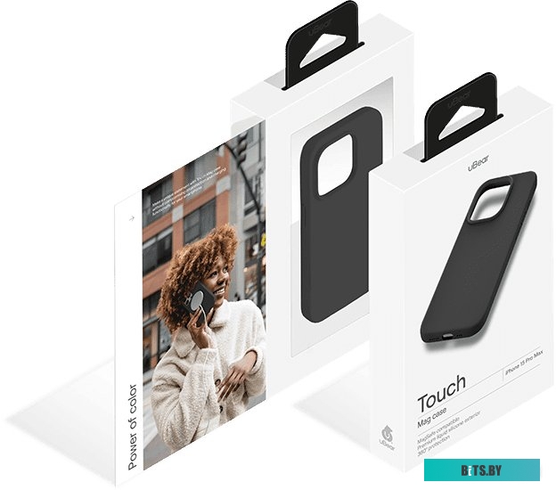 uBear Touch Mag для iPhone 15 Pro Max (черный)
