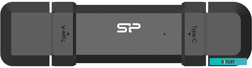 SP001TBUC3S72V1K Silicon Power 1TB DS72 Dual USB-C/USB 3.2 Gen 2, Portable External SSD, Steam Deck and iPhone 15 Pro, R/W: up to 1050MB/s; 850MB/s, B