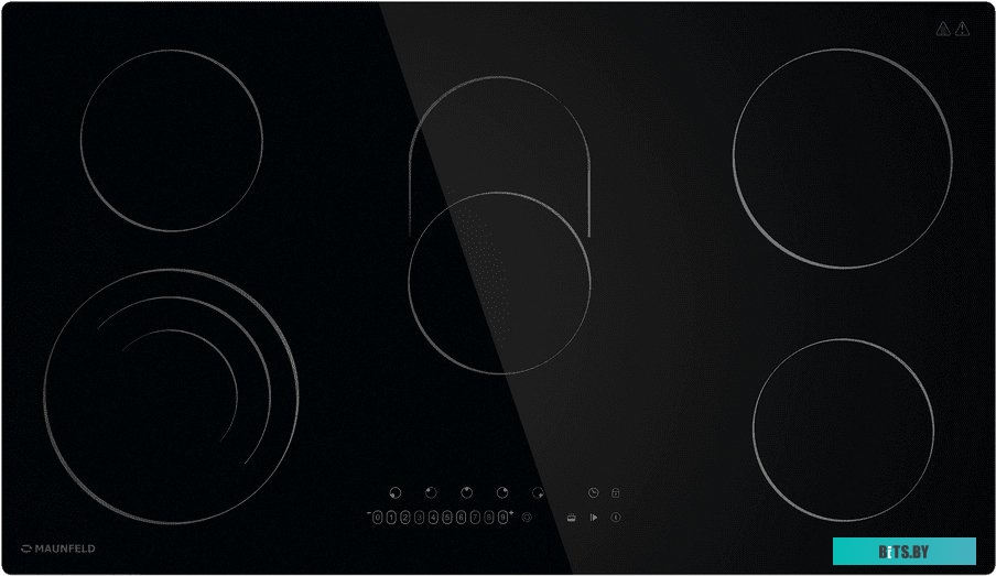 КА-00017393 Электрическая варочная панель MAUNFELD CVCE905SMTBK,  Hi-Light,  независимая,  черный