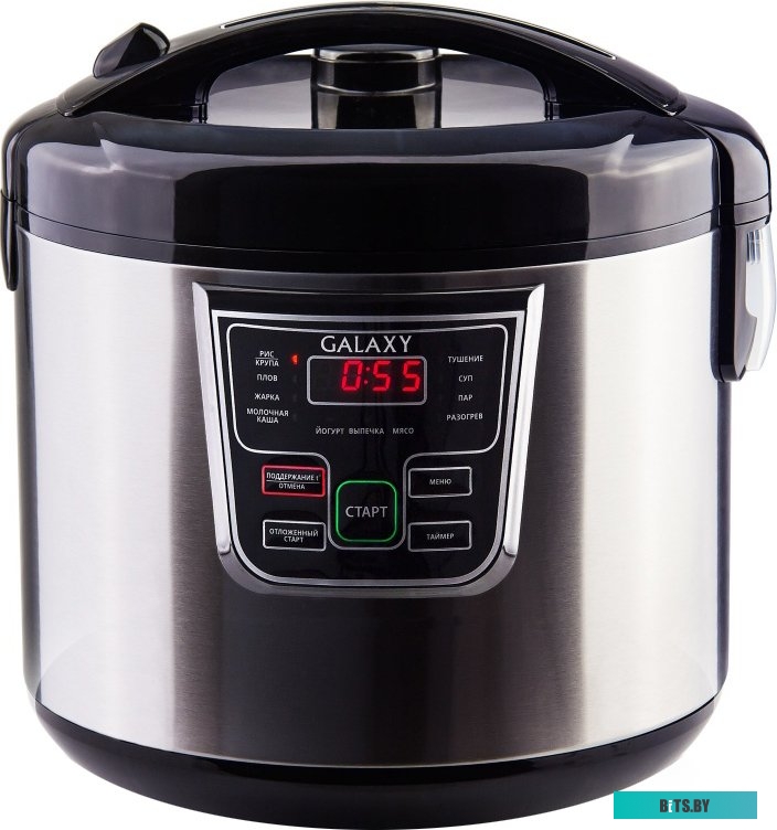 GL 2645 Black/Steel Мультиварка "Galaxy" [GL 2645] <Black/Steel>