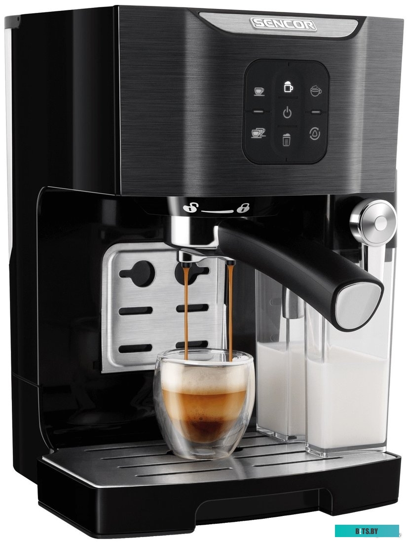 SES 4040BK Рожковая помповая кофеварка Sencor SES 4040BK