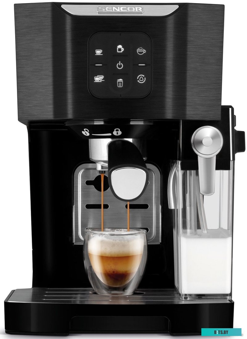 SES 4040BK Рожковая помповая кофеварка Sencor SES 4040BK