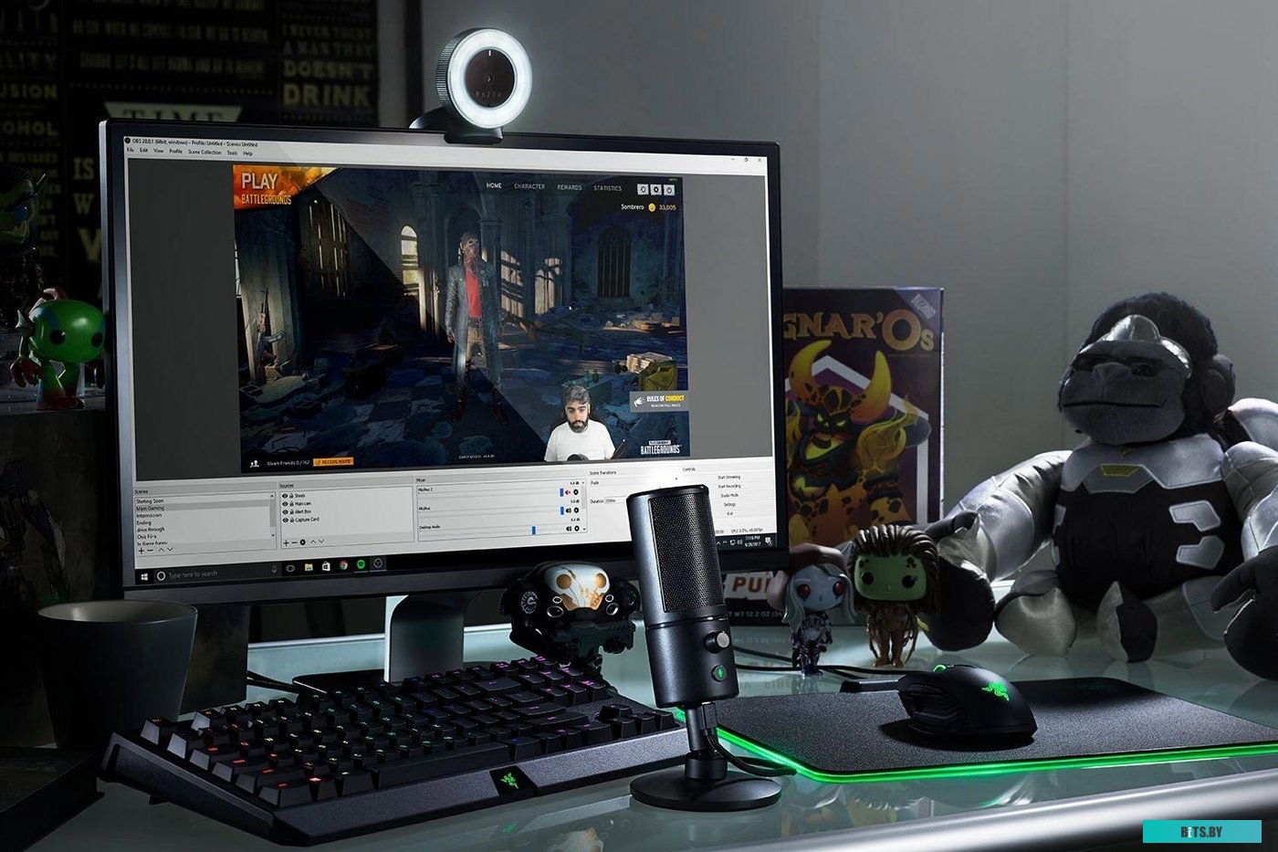 Микрофон Razer Seiren X (черный) <RZ19-02290100-R3M1>