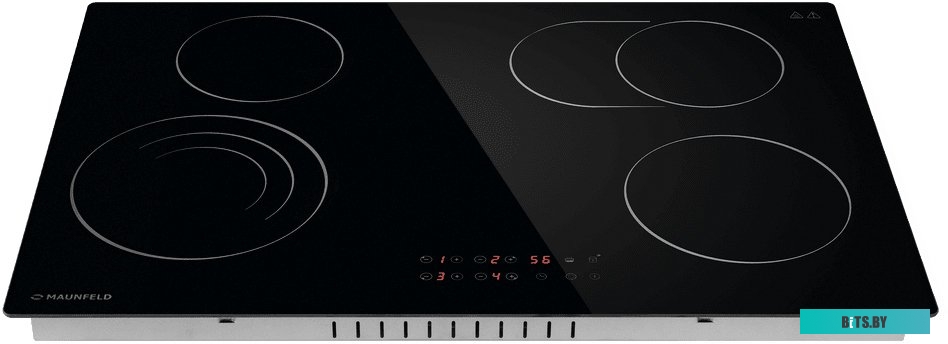 КА-00017391 Электрическая варочная панель MAUNFELD CVCE774SMTBK,  Hi-Light,  независимая,  черный