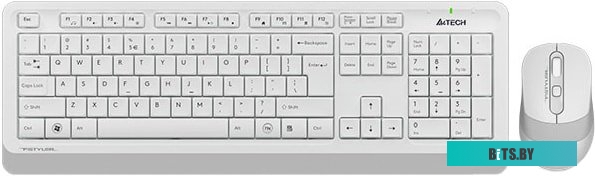 Комплект (клавиатура + мышь) A4Tech Fstyler FG1010 (белый/серый)