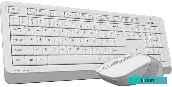 Комплект (клавиатура + мышь) A4Tech Fstyler FG1010 (белый/серый)