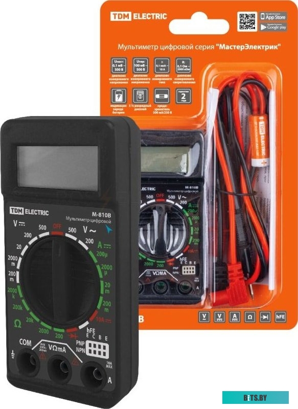 Мультиметр TDM Electric М-810В <SQ1005-0009>