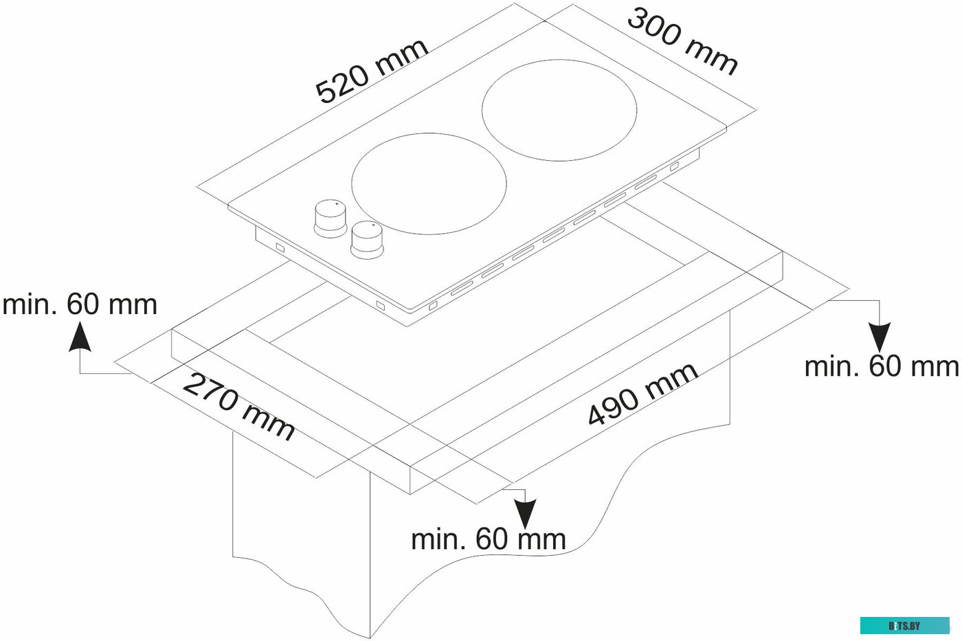 H30V20M416 Варочная поверхность газовая Simfer H30V20M416