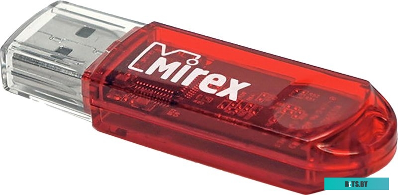 USB накопитель (Флешка) Mirex Elf 64GB (красный) <13600-FMURDE64>