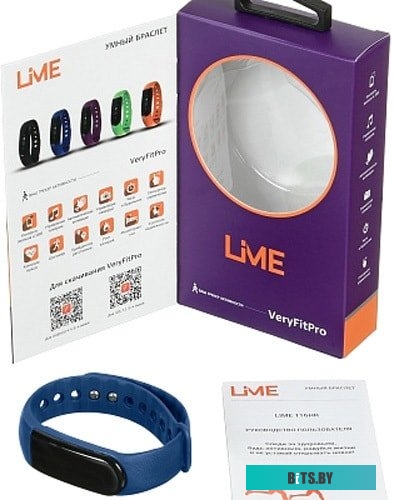 Фитнес-браслет Lime 116HR (синий)