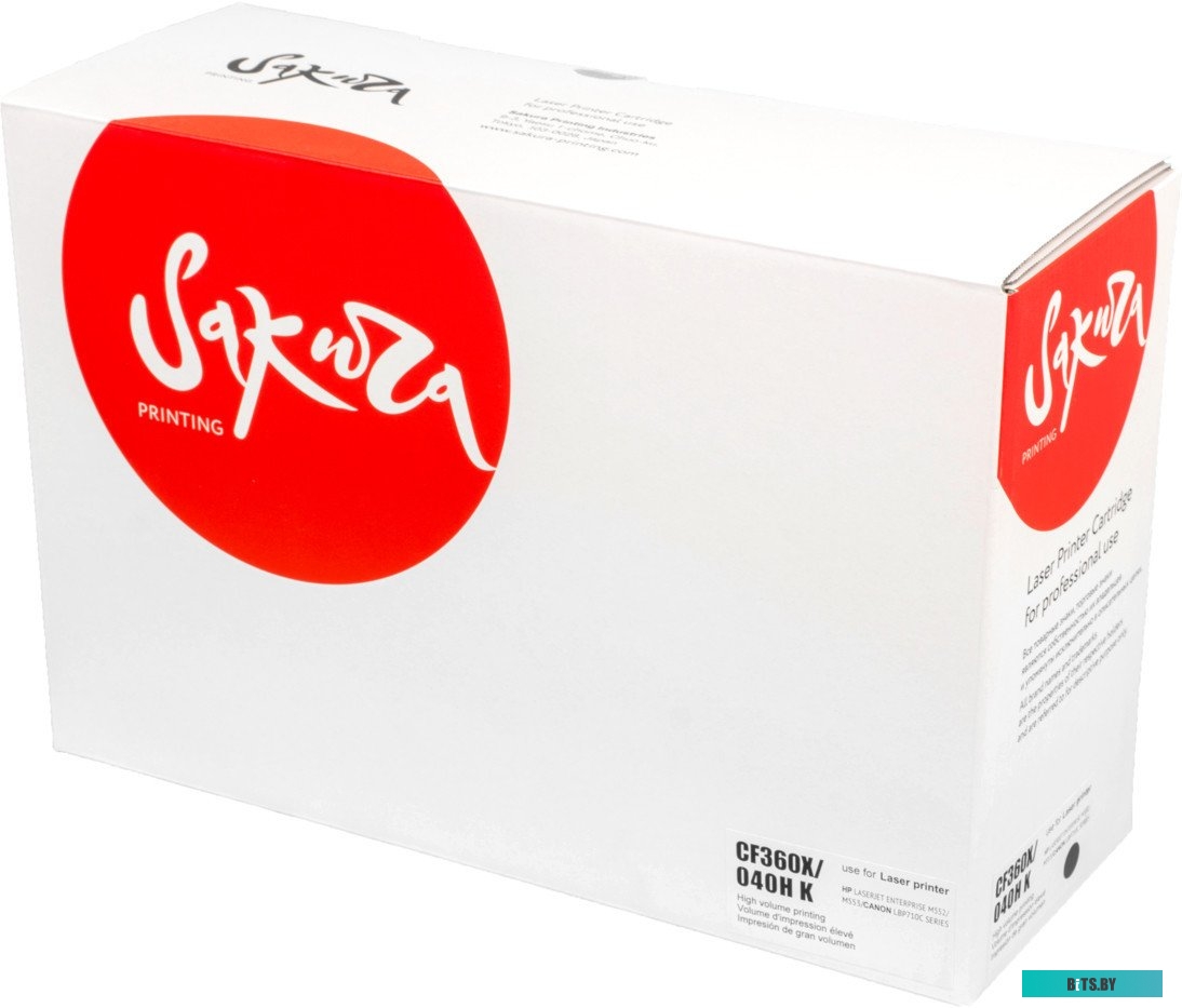 Картридж Sakura Printing SACF360X/040HBK (аналог HP CF360X/040HBK)