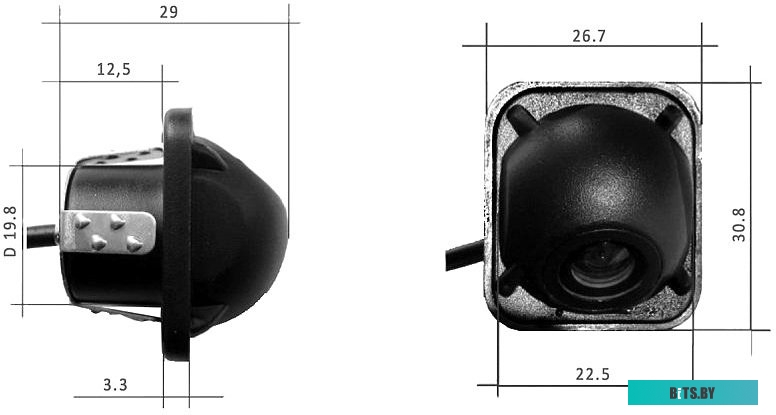 Камера заднего вида Prology RVC-110 <PRRVC110>
