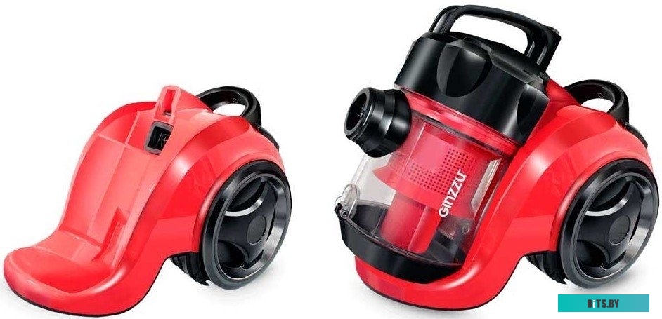 Пылесос Ginzzu VS420 (черный/красный)