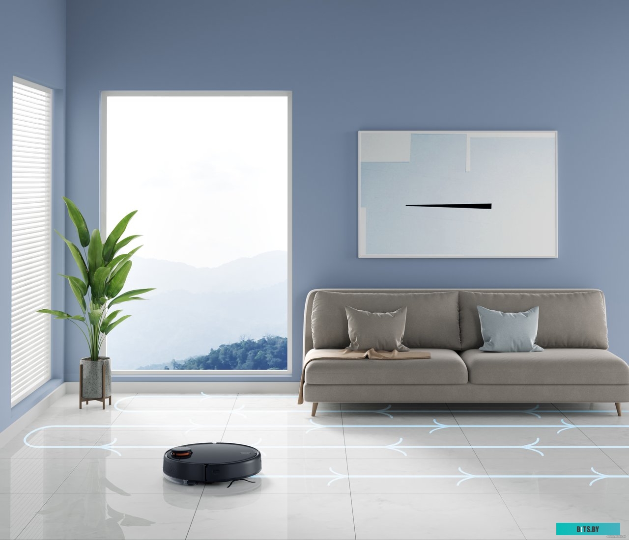Робот-пылесос Xiaomi Mi Robot Vacuum-Mop 2 Pro MJST1SHW (черный, междунар. версия) <BHR5204EU>