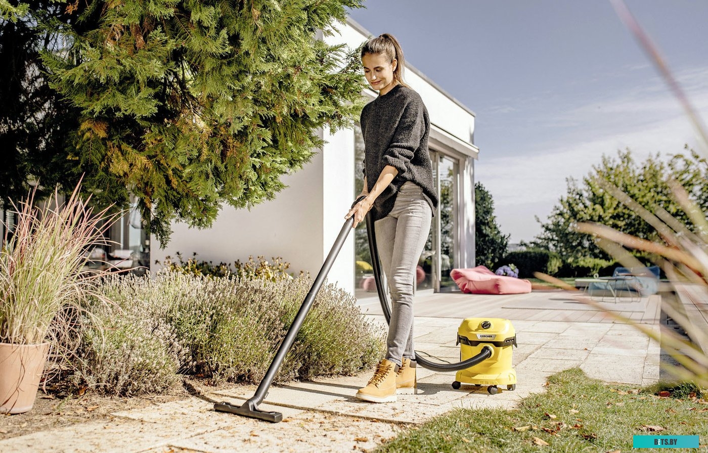 Строительный пылесос Karcher WD 2 Plus V-12/4/18,  желтый [1.628-000.0]