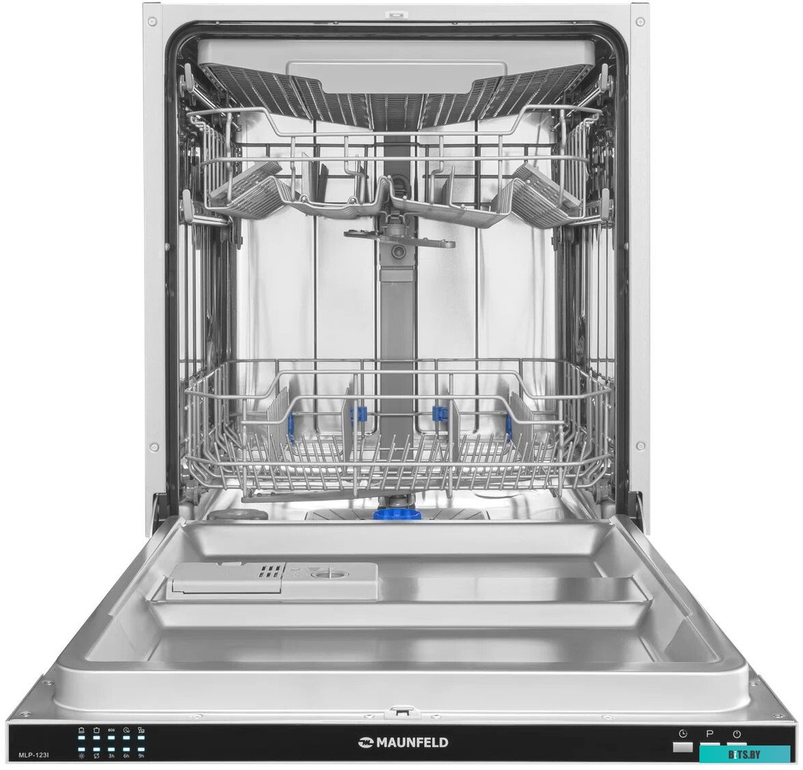 КА-00016495 Стиральная машина MAUNFELD MFWM148WH02, с фронтальной загрузкой, 8кг, 1400об/мин, инверторная