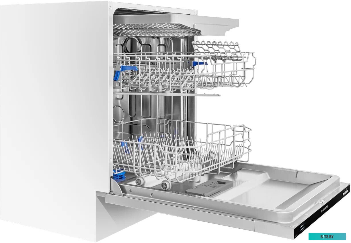 КА-00016495 Стиральная машина MAUNFELD MFWM148WH02, с фронтальной загрузкой, 8кг, 1400об/мин, инверторная