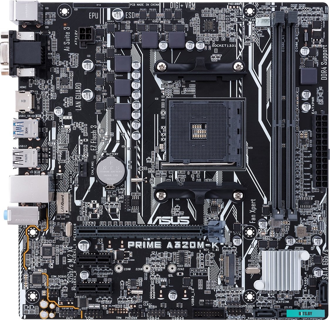 Материнская плата ASUS Prime A320M-K/CSM