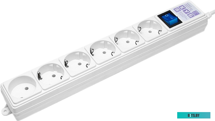 Удлинитель Power Cube Куб SPG(5+1)-16B, 6 розеток, белый [SPG(5+1)-16B-3M]