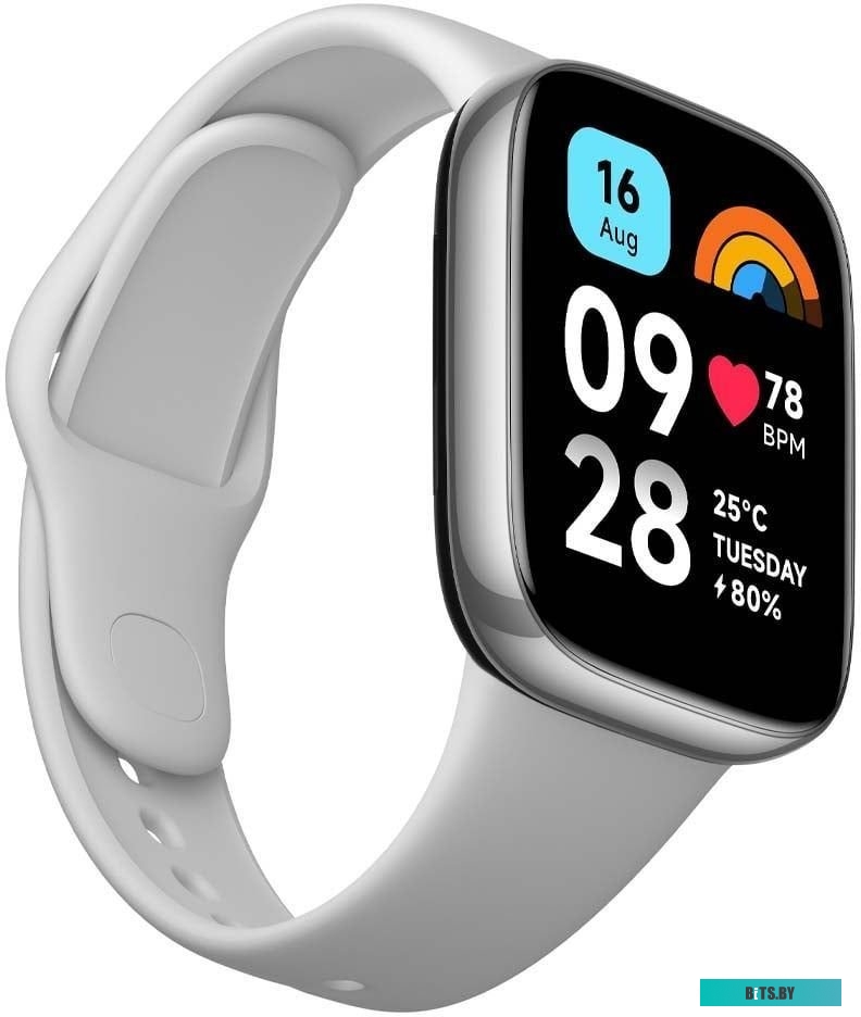 Умные часы Xiaomi Redmi Watch 3 Active (серый, международная версия)