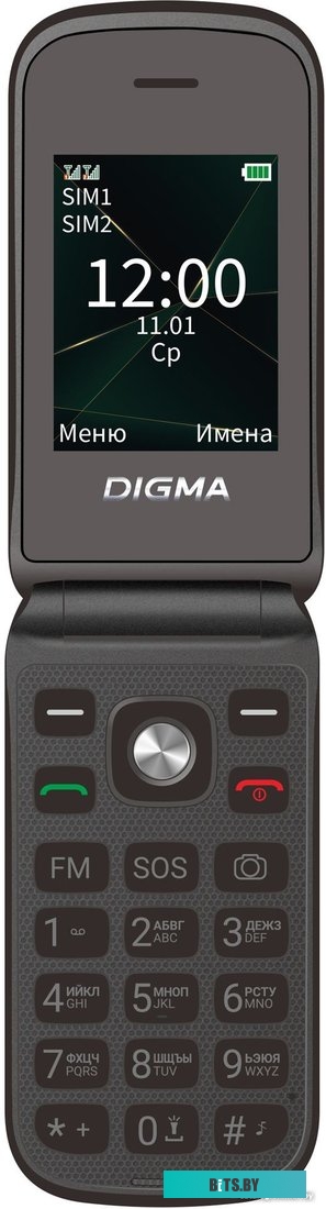 Мобильный телефон Digma VOX FS241 черный