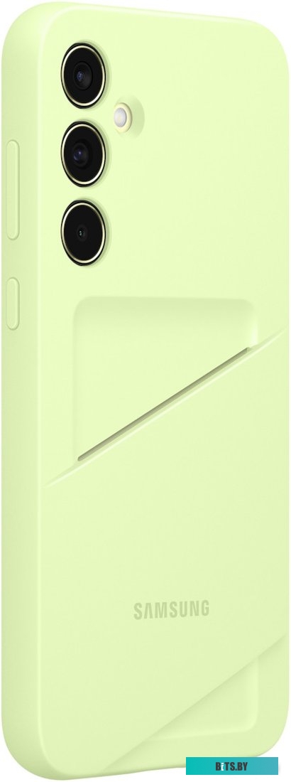 Чехол с карточным слотом Samsung EF-OA356TMEGRU для Galaxy A35 (лаймовый)