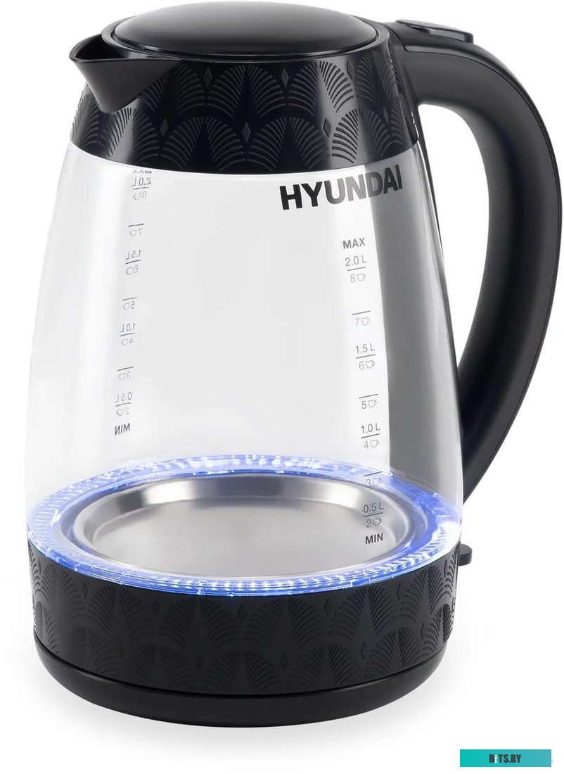 HYK-G4505 Чайник электрический Hyundai HYK-G4505, 2200Вт, черный